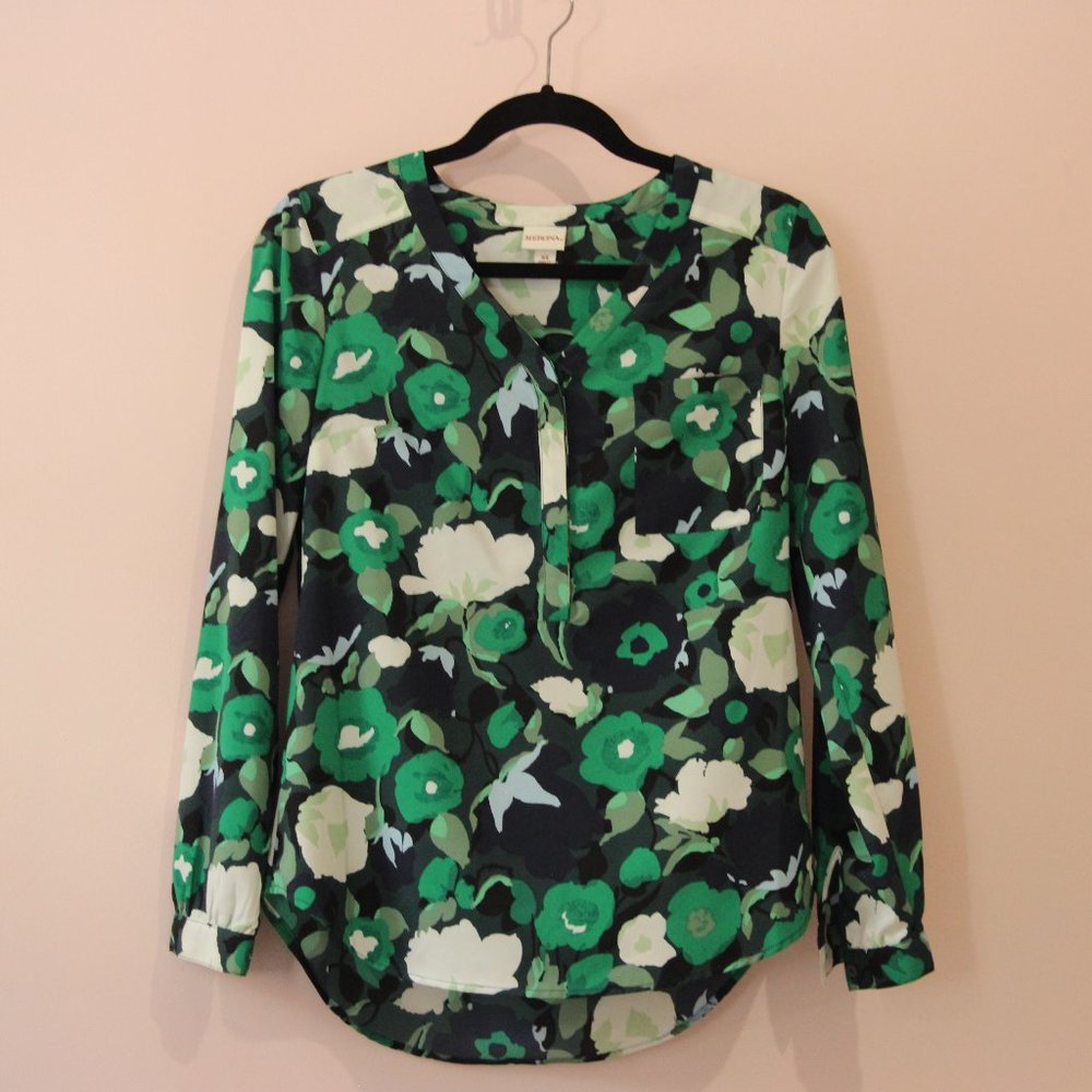 Merona Floral Blouse